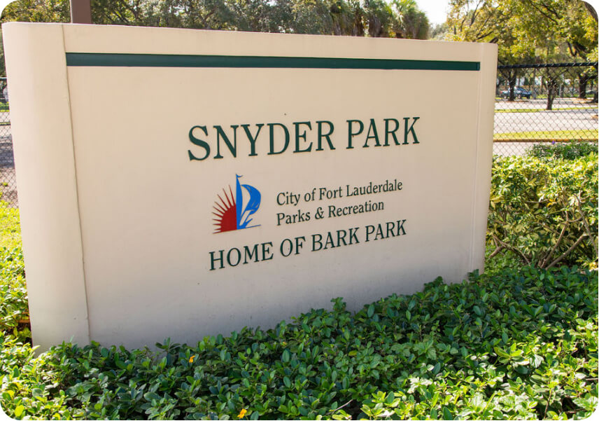 Dog Swim and Bark Park at Snyder Park